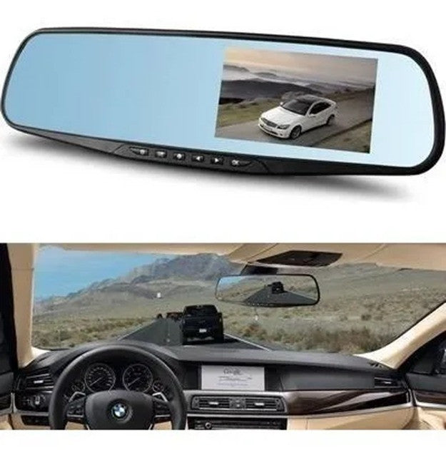 🚗 Espejo Retrovisor Doble Camara Dvr Hd🚗